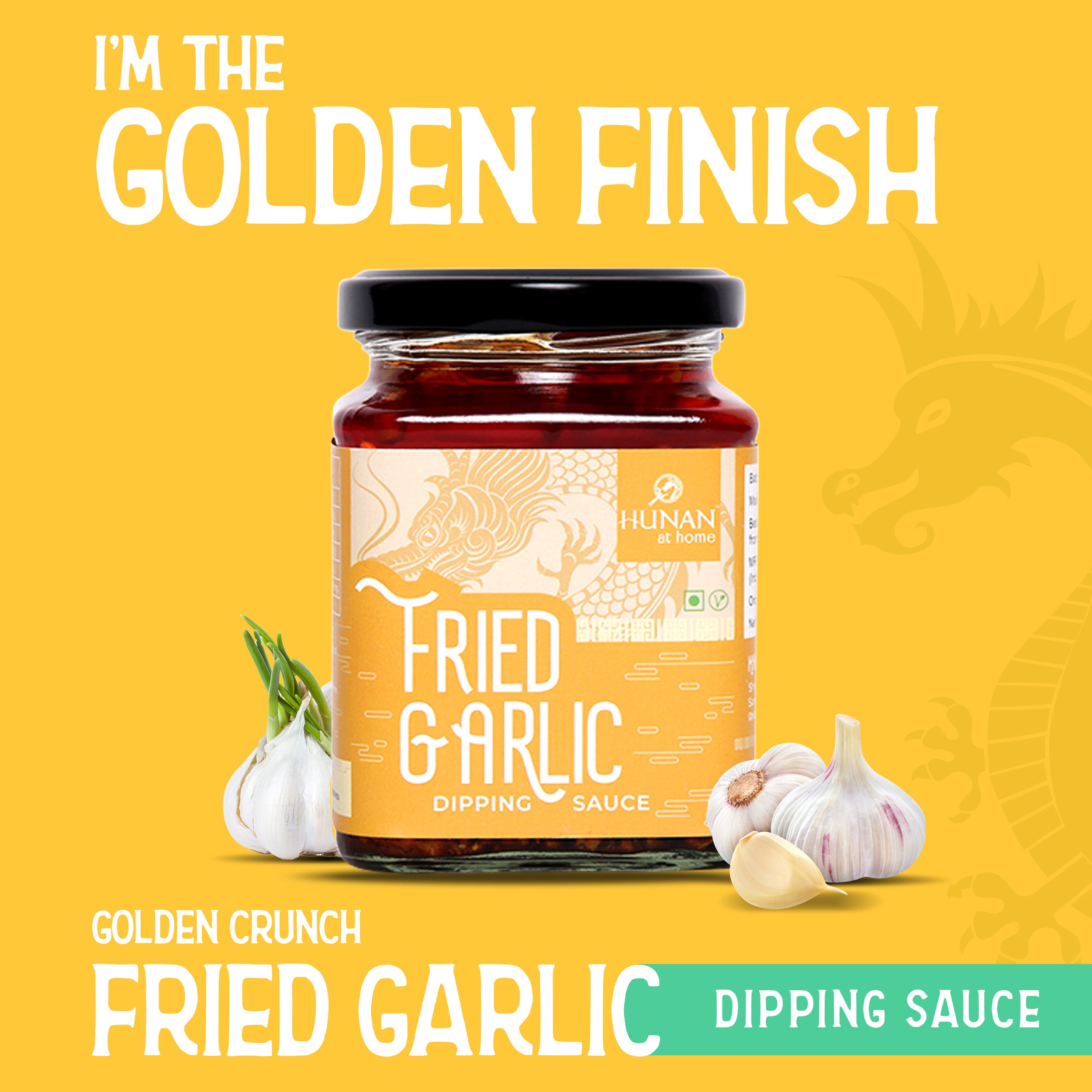 Golden Crunch: Hunan Fried Garlic Sauce